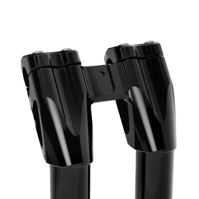 9" Workman Kickback Risers, Black Anodized Risers Kraus Motor Co.